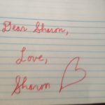 dear sharon love sharon